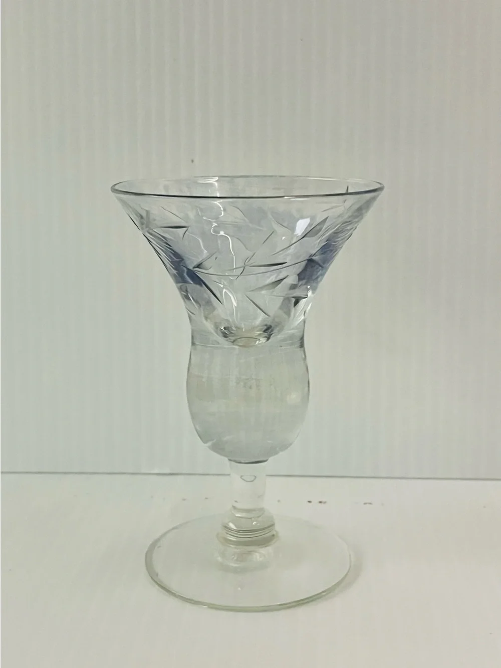 Vintage Stuart Crystal footed Glass